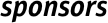 sponsors